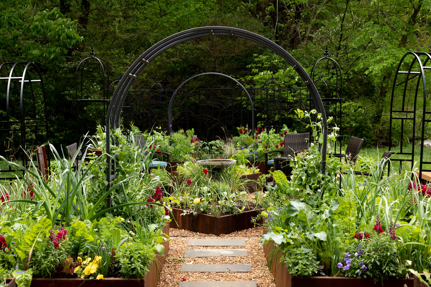 Nicole Formal Potager Kitchen Garden