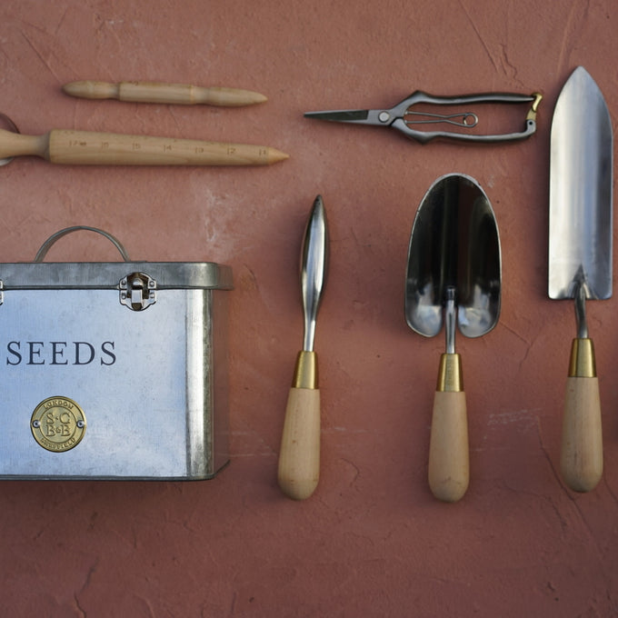 Galvanized Seed Storage Organizer