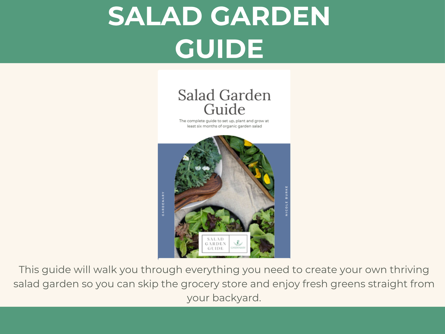 Salad Garden Guide Ebook