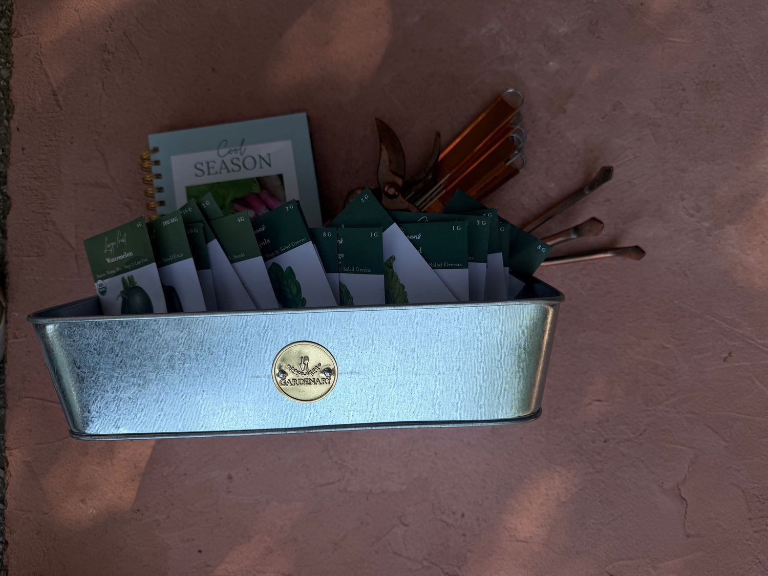 Galvanized Garden Trug