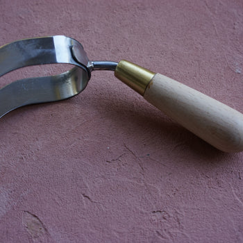 Stainless and Brass Ergo Hoe