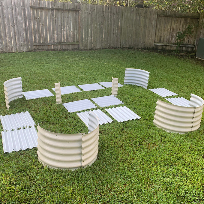 17" Tall U-Shaped Raised Garden Bed Kit - Standard Size