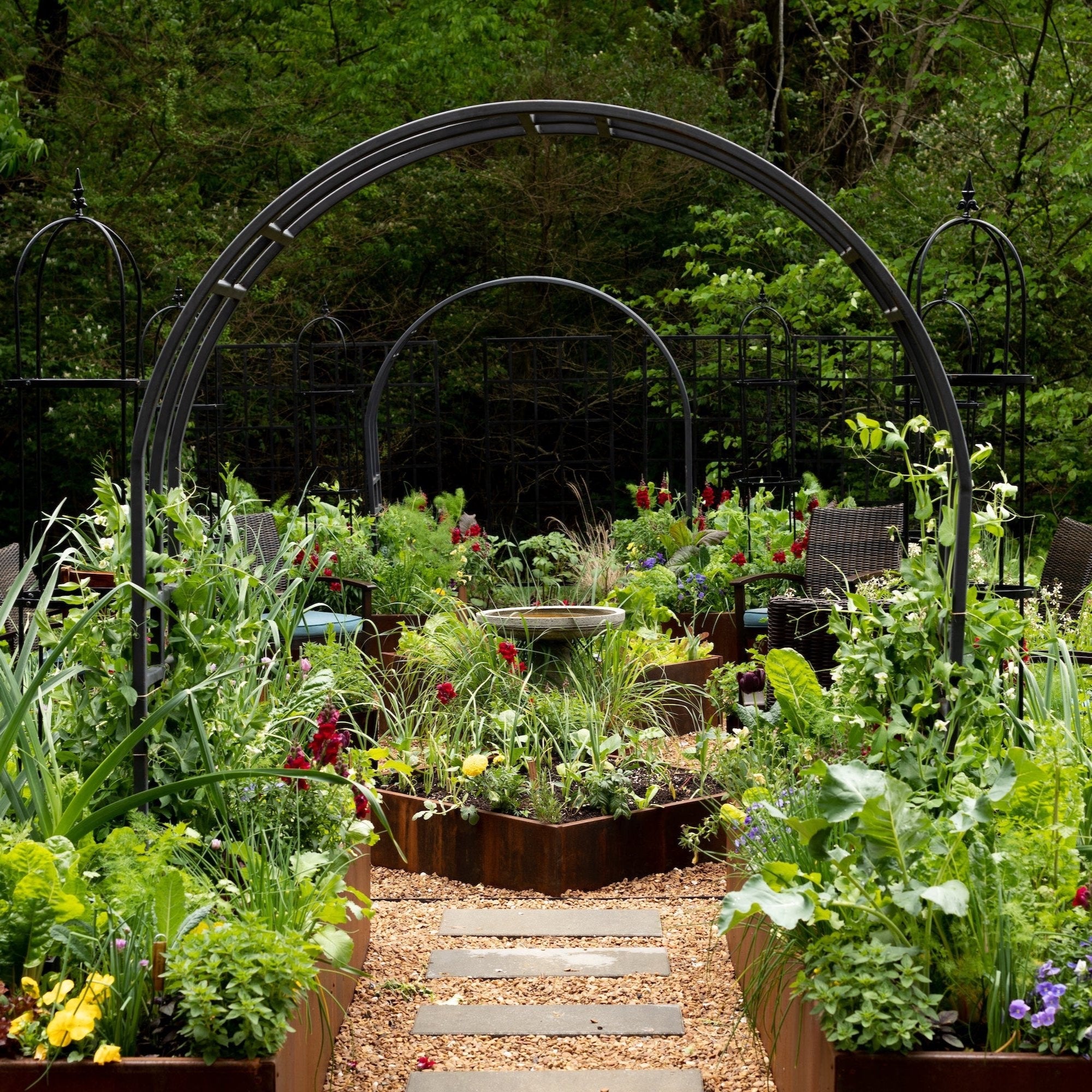 rusted garden seed shop Gardenary-Style Corten Steel Raised Garden Bed – Gardenary Shop