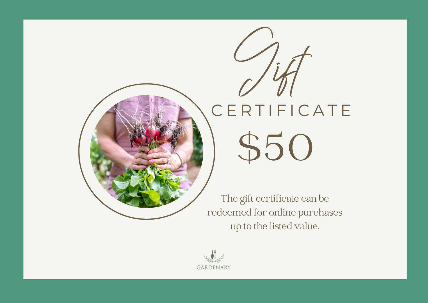 Gardenary Gift Card