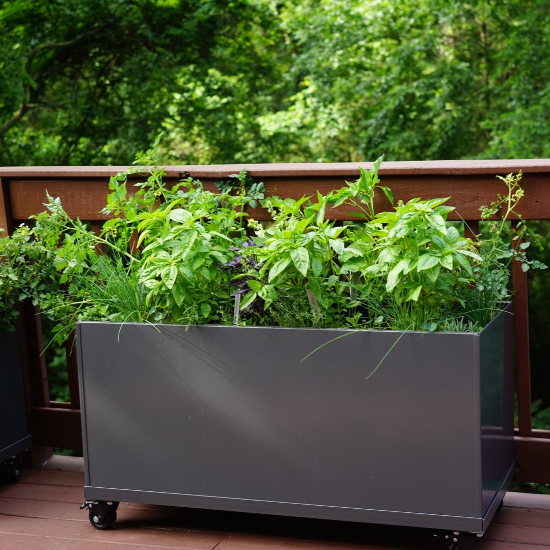 Aluminum Raised Bed (Optional Casters or Tray)
