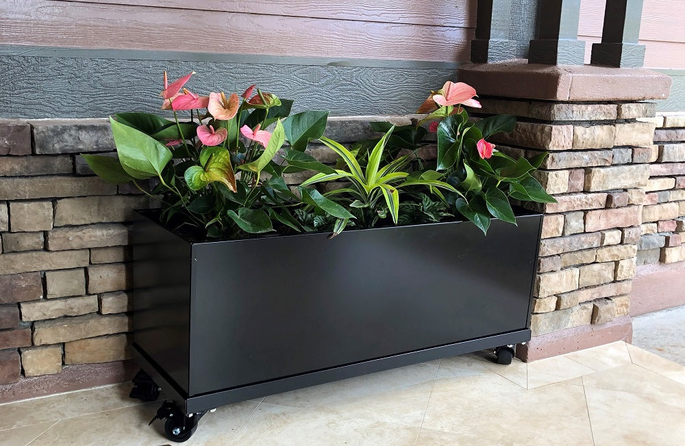 Aluminum Raised Bed on Wheels