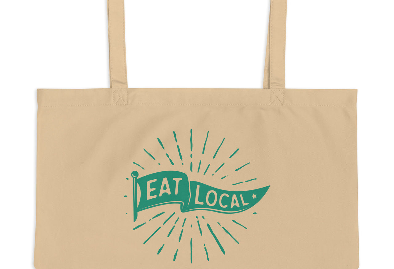 Large organic tote bag