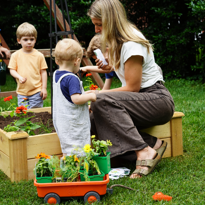 Kids' Kitchen Garden & Trellis Bundle