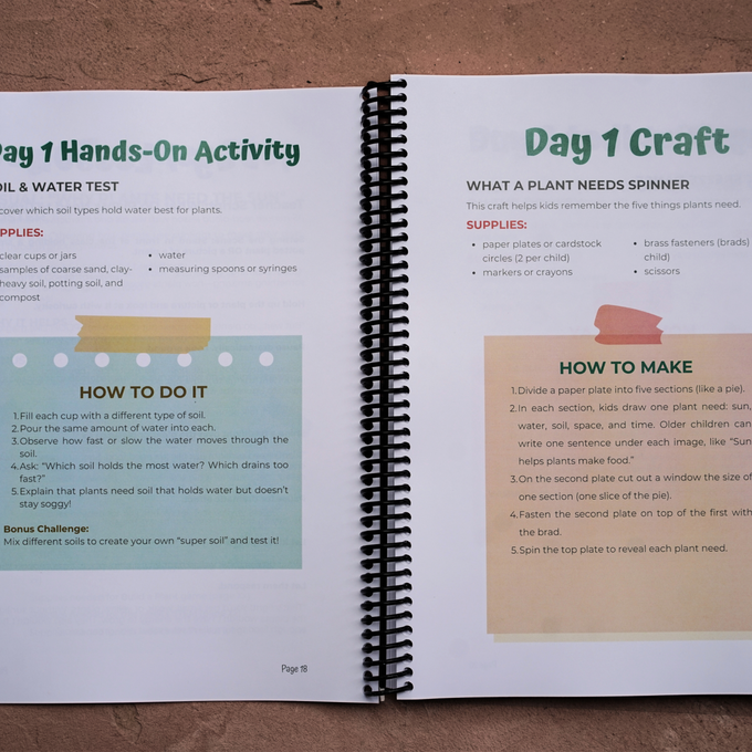 Kids' Kitchen Garden Club Workbook
