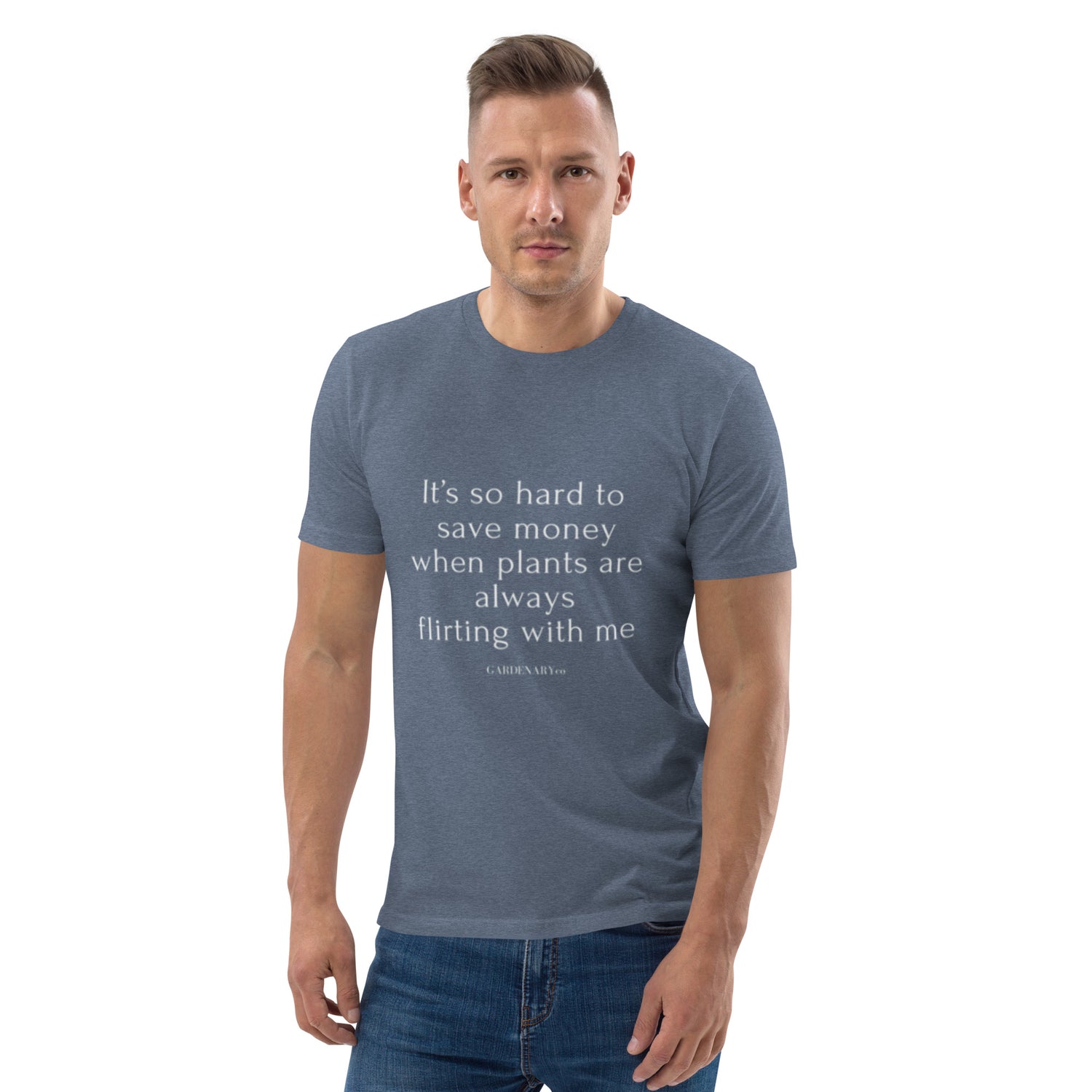 Flirting Plants unisex organic cotton t-shirt