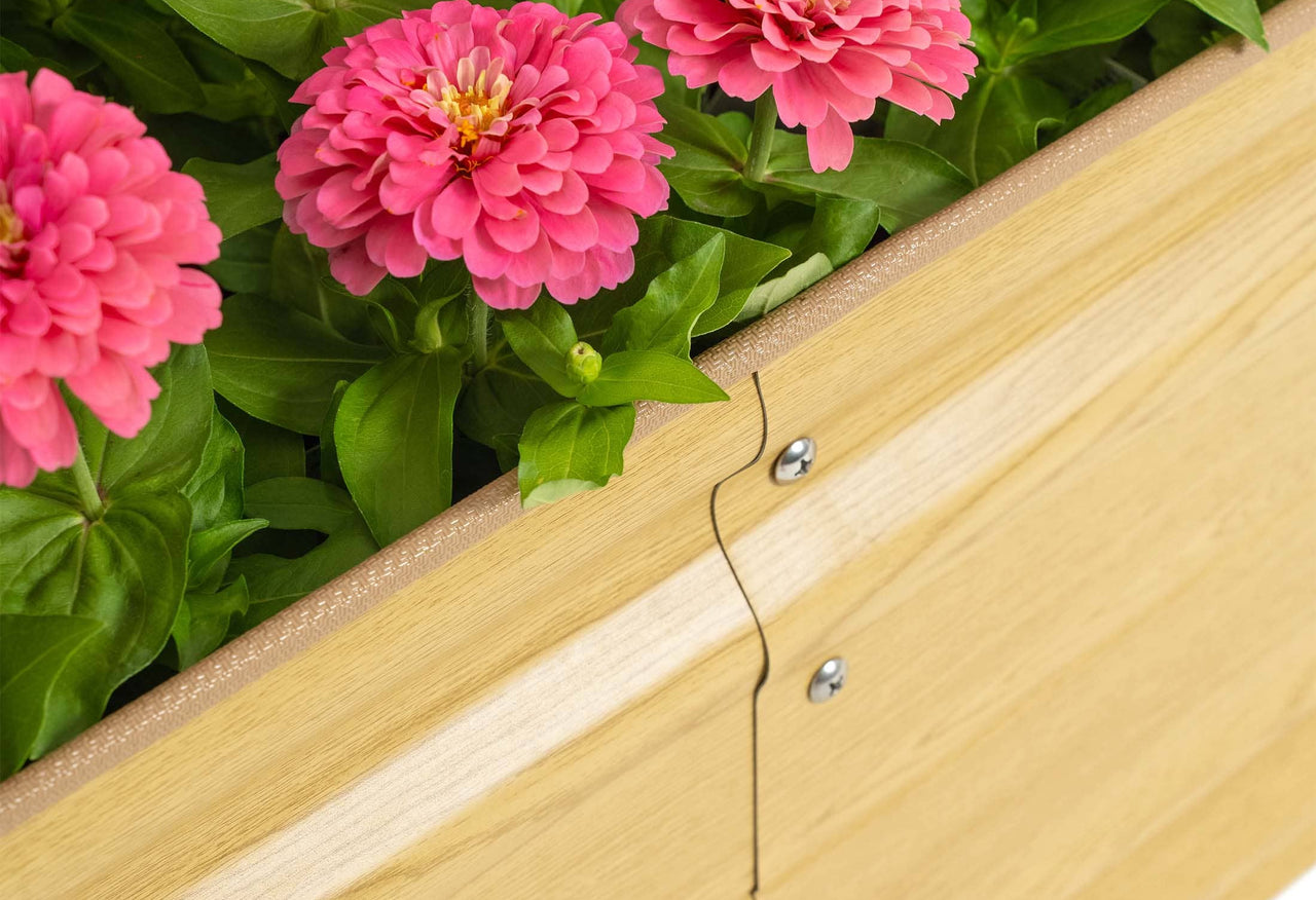 Medium Novel Modular Metal Raised Garden Bed Kit 17" Tall 6 In 1