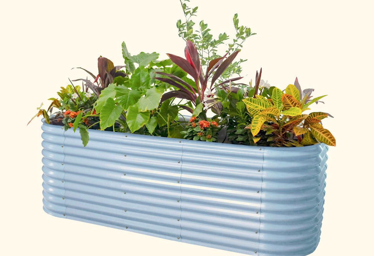 32" Extra Tall 10 In 1 Jumbo Modular Metal Raised Garden Bed Kit