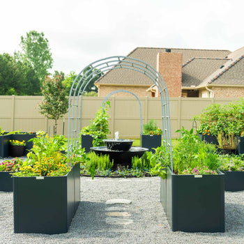 Extra Tall Modern Metal Raised Garden Bed 83" L x 42" W x 32" H