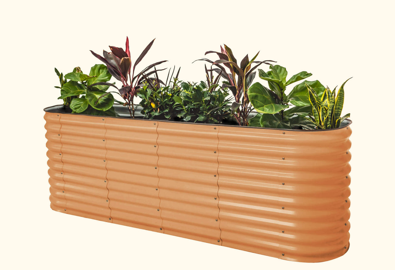 32" Extra Tall 9 In 1 Large Modular Metal Raised Garden Bed Kit