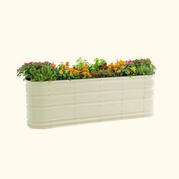 Large Novel Modular Metal Raised Garden Bed Kit 32" Tall 9 In 1