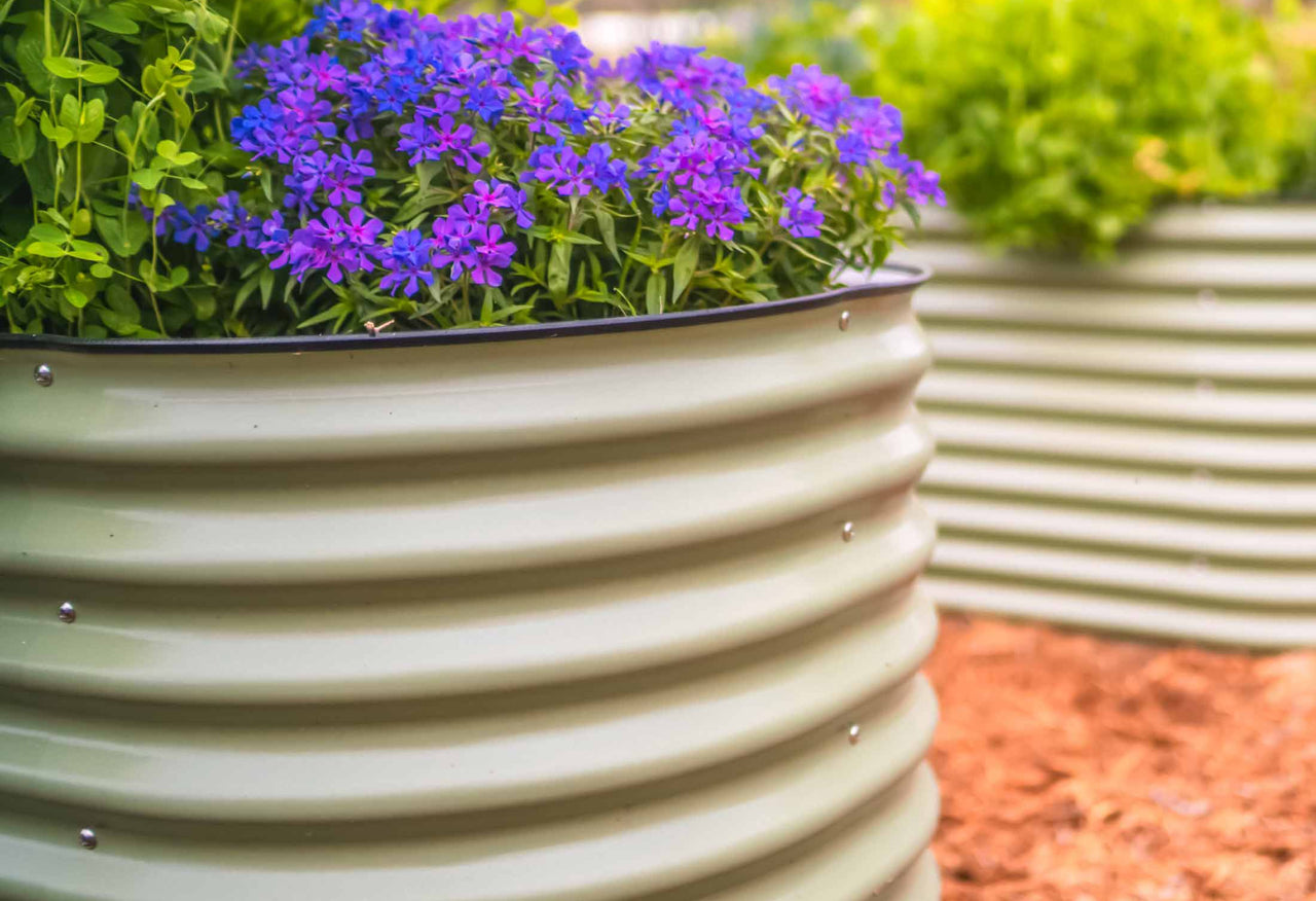 32" Extra Tall 9 In 1 Large Modular Metal Raised Garden Bed Kit