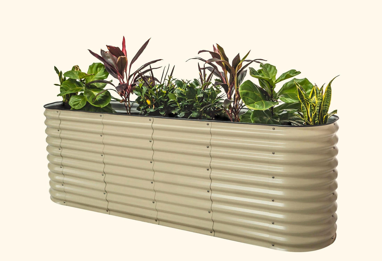 32" Extra Tall 9 In 1 Large Modular Metal Raised Garden Bed Kit