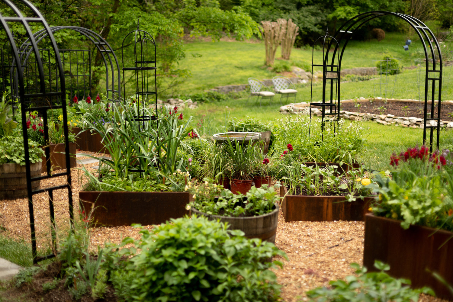 Corten Steel Raised Garden Bed