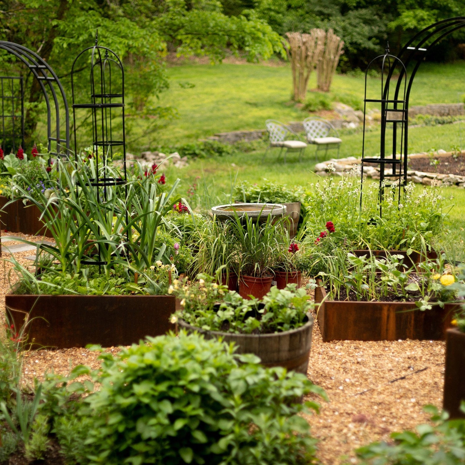 Nicole Formal Potager Kitchen Garden