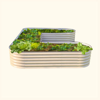 Tall U-Shaped Raised Garden Bed Kit 17" Tall- Large Size