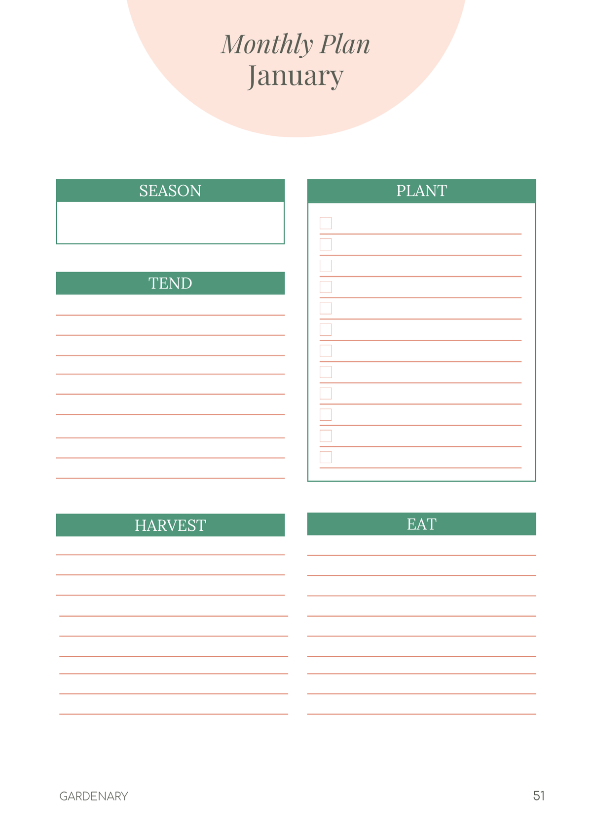 Gardenary 2027 Garden Planner and Journal (digital)