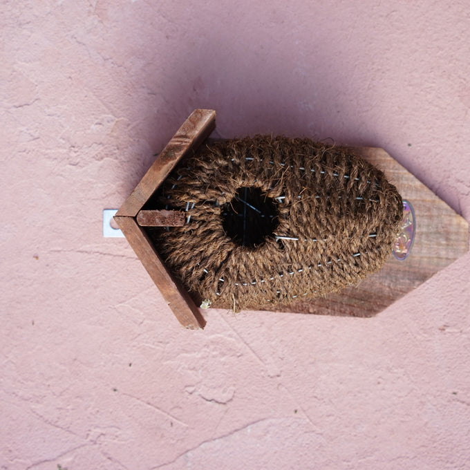 Natural Birdhouse Coconut Fiber Nesting Bag