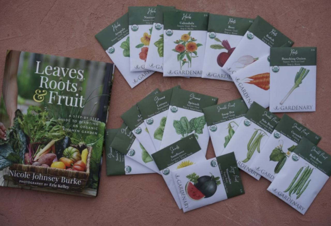 Gardenary Seed System + Leaves, Roots and Fruit Book