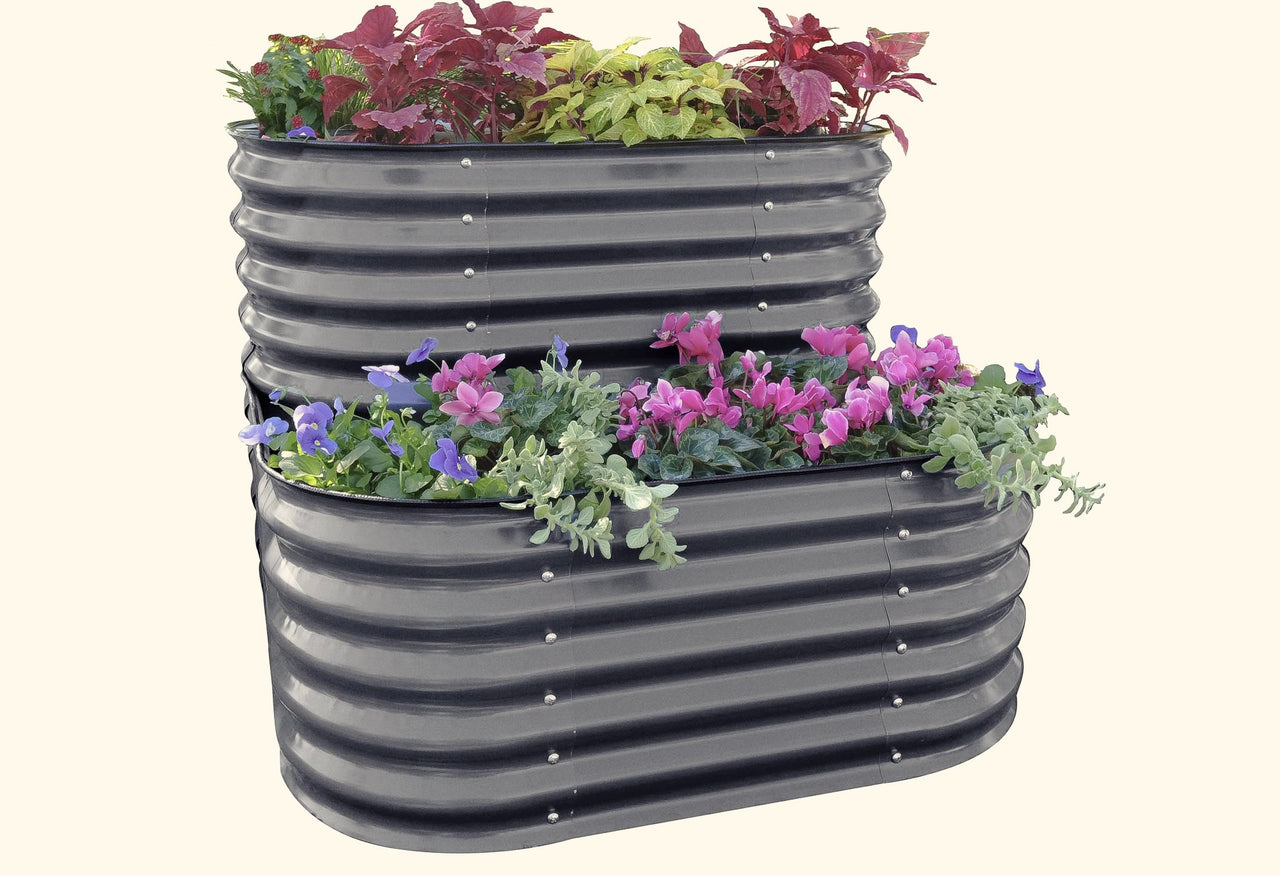 Cascading Metal Raised Garden Bed Kit - Standard Size