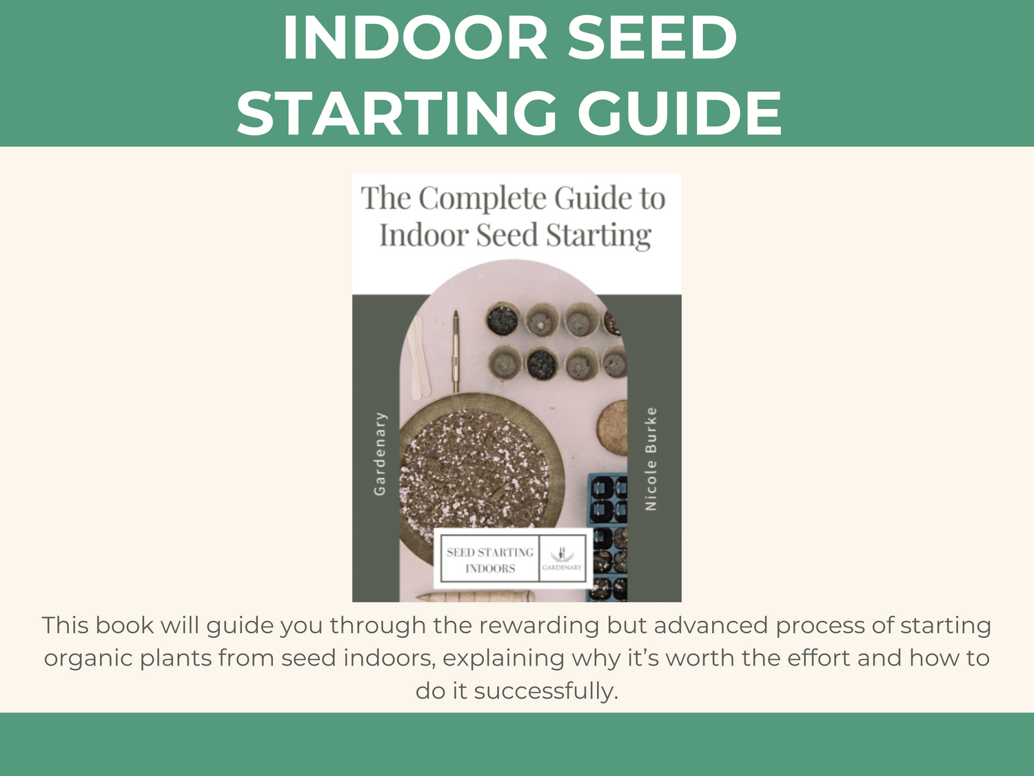 The Complete Guide to Indoor Seed Starting Ebook