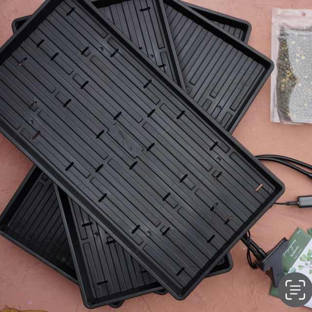 Microgreen Tray Set (With Holes)