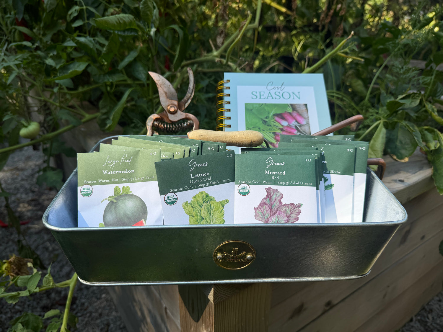 Galvanized Garden Trug