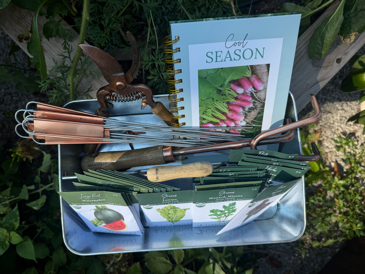 Galvanized Garden Trug
