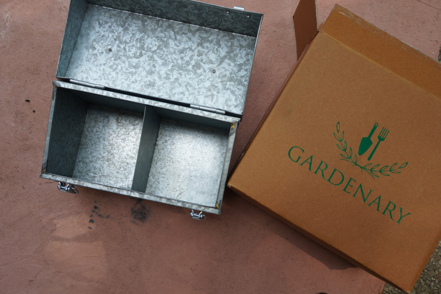 Galvanized Seed Storage Organizer