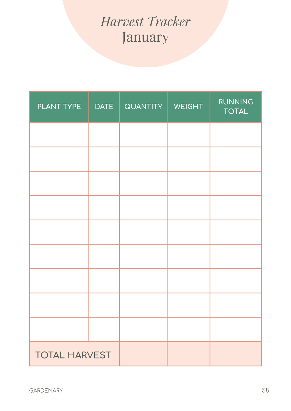 Gardenary 2027 Garden Planner and Journal (digital)