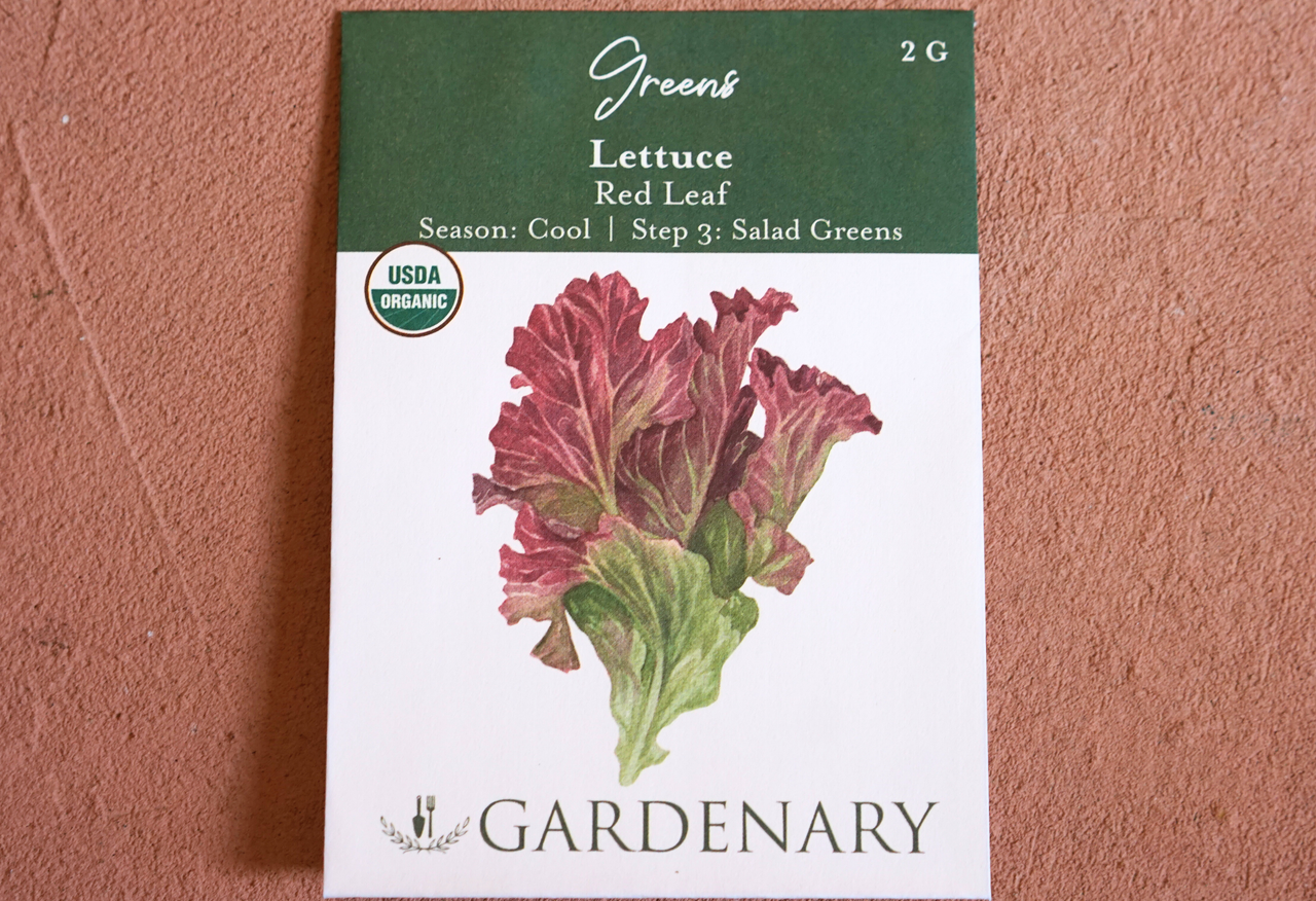 Red Leaf Lettuce Seeds