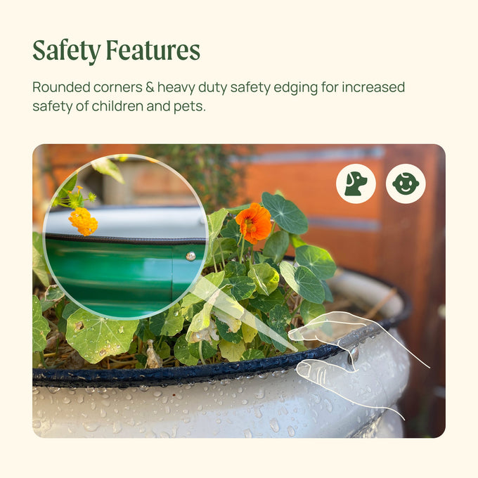 U-Shaped Raised Garden Bed Kit17" Tall - Jumbo Size