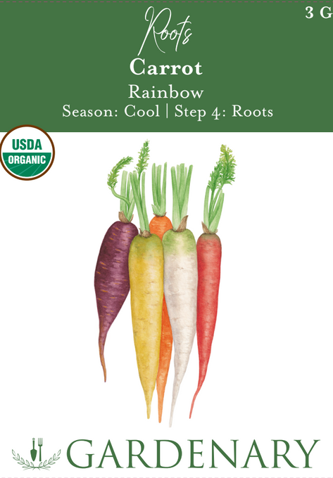 Rainbow Blend Carrot Seeds