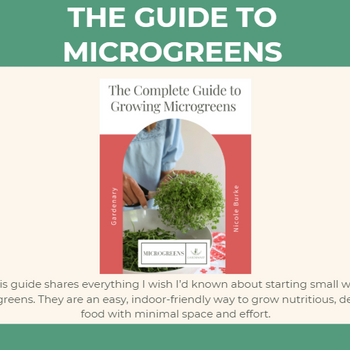 Complete Guide to Growing Microgreens Ebook