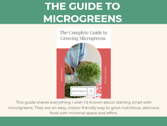 Complete Guide to Growing Microgreens Ebook