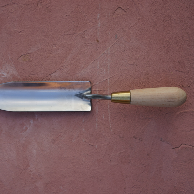 Stainless and Brass Long Thin Trowel