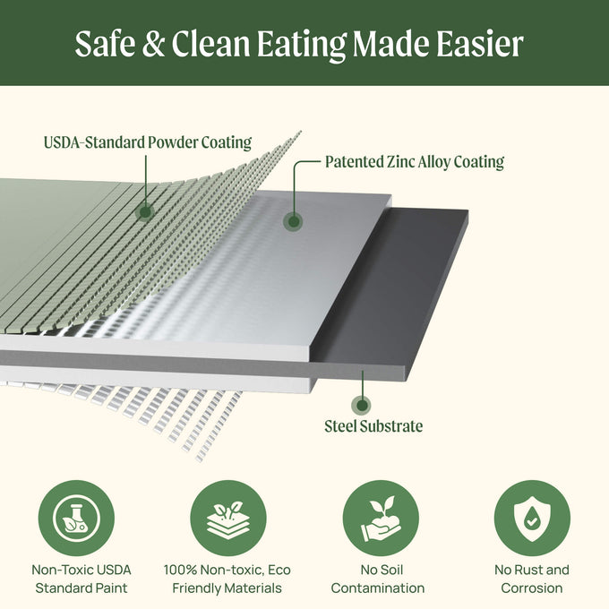 Small Modular Metal Raised Garden Bed Kit 32" Extra Tall 4 In 1