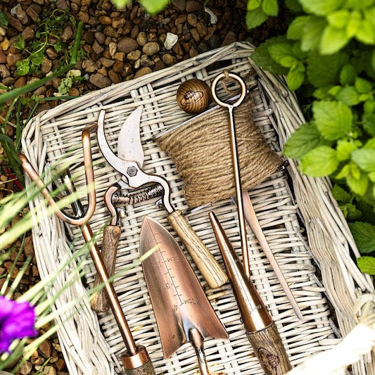 Copper-Plated Hand Rake