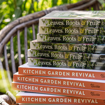 Book Trio: Kitchen Garden Revival, Leaves, Roots and Fruit, and The 5-Minute Gardener