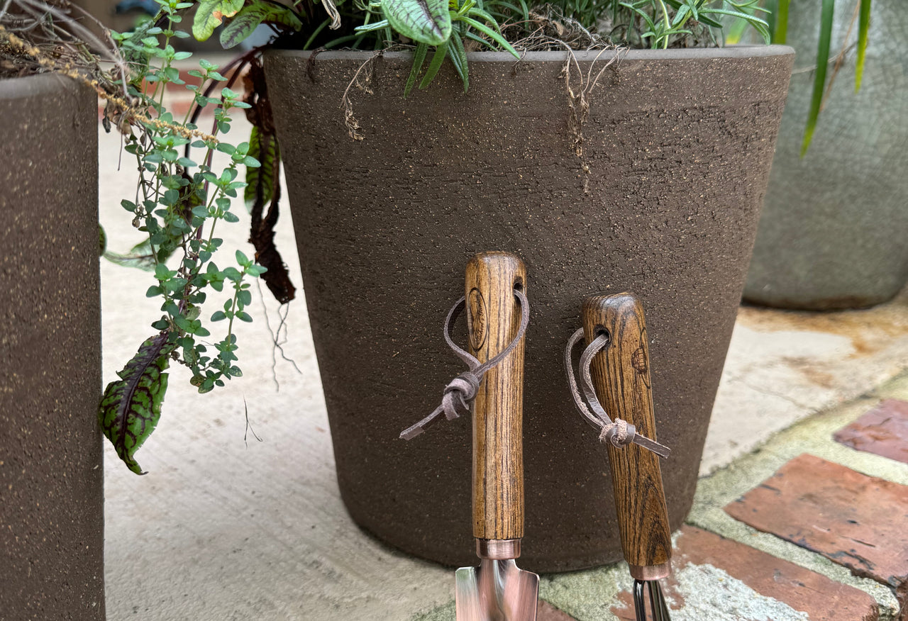 Copper-Plated Mini Trowel and Fork Set