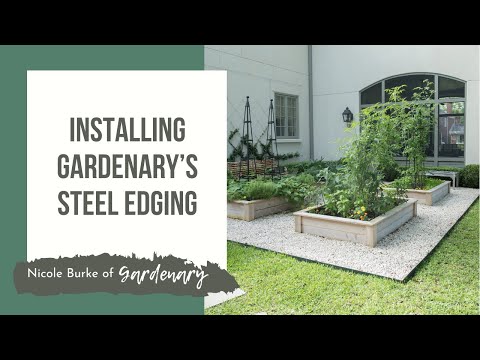Steel Edging for Raised Bed Gardens