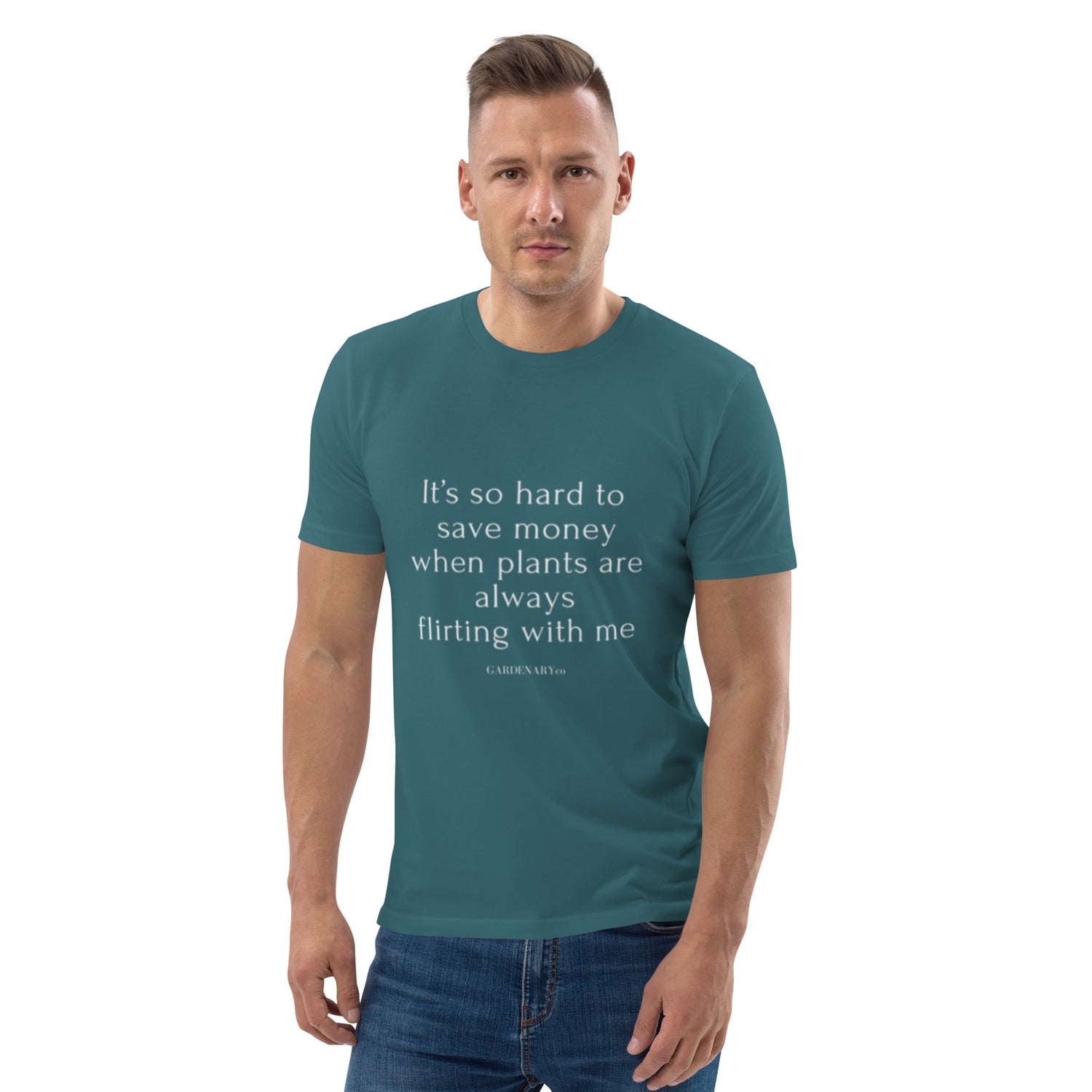 Flirting Plants unisex organic cotton t-shirt
