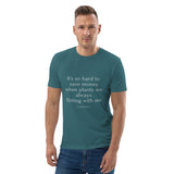 Flirting Plants unisex organic cotton t-shirt