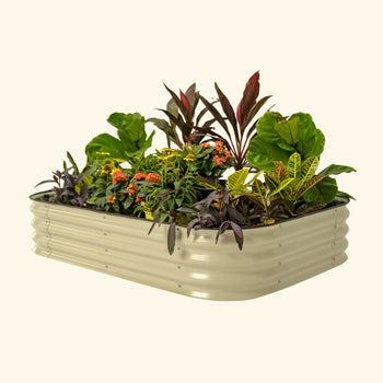 Medium Modular Metal Raised Garden Bed Kit 11" Tall 6 In 1