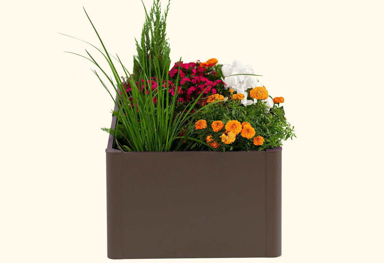 Modern Metal Raised Garden Bed 53" x 27" x 17"