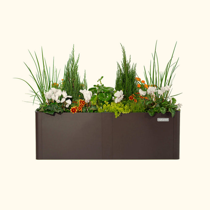 Modern Metal Raised Garden Bed 53" x 27" x 17"